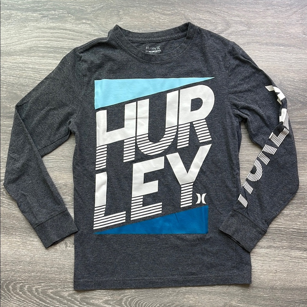 Hurley Kids Long Sleeve T-shirt, grey